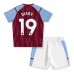 Aston Villa Moussa Diaby #19 Dětské Oblečení Domácí Dres 2023-24 Krátkým Rukávem (+ trenýrky)